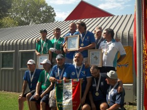 Il podio del Campionato Italiano