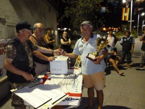 Massimo Boerio alla premiazione dell'Assoluto